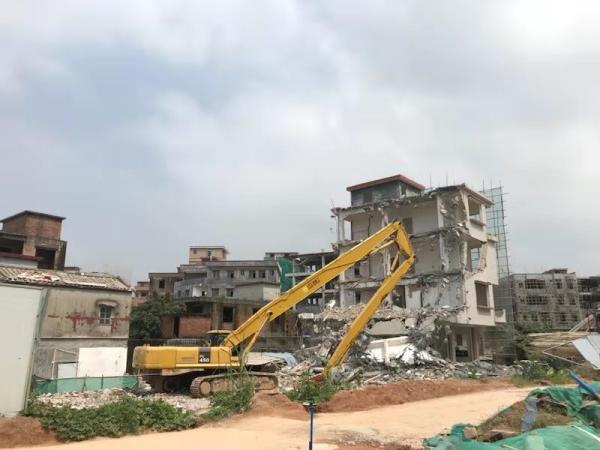35-ton high-quality high reach demolition boom for direct sales of PC350 and high reach demolition is in good condition
