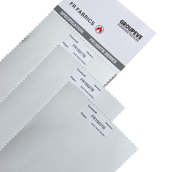 FR Blind Roller Fabric Updated Blackout Roller Fabric 100% Polyester Window Roller Blinds