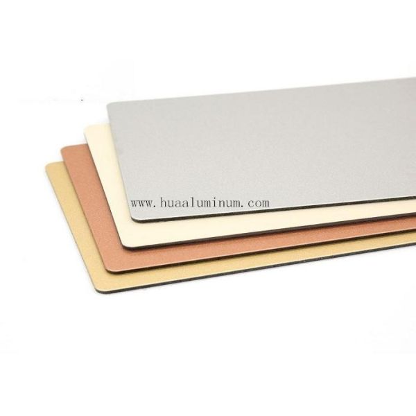 SGS Shockproof Aluminum Composite Material Panels Brushed Surface