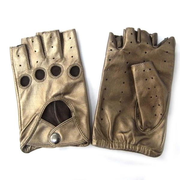 High quality cheap leather gloves fingerless