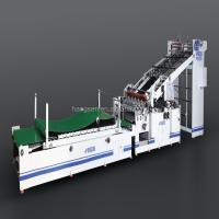 Machine de stratification de vitesse de cannelure de cannelure complètement automatique automatique moyenne de lamineur