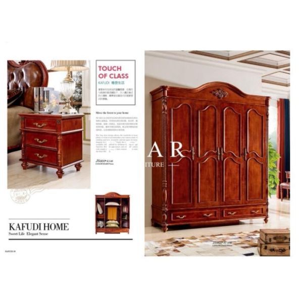 latest 4 door bedroom wardrobe solid wood wardrobe design