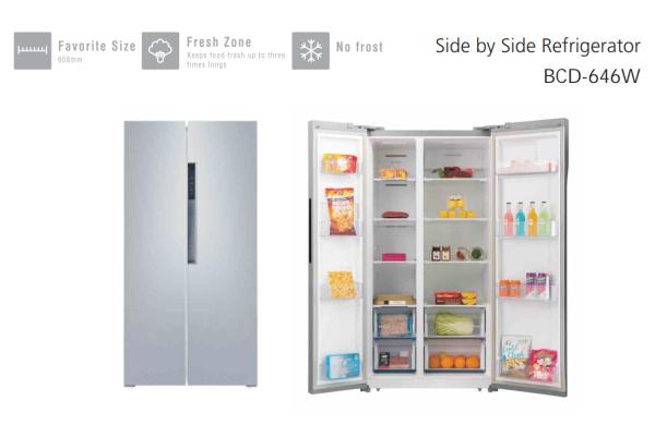 De HGI refrigerador de lado a lado nenhum PCM 587L de Frost