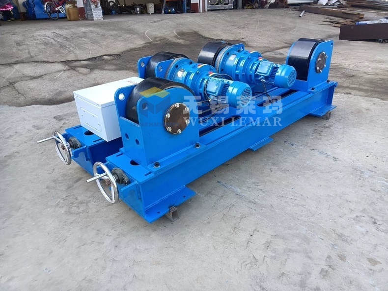 5 Ton Adjustable Welding Rotator | Self-Aligning Welding Roller Bed for Tank Cylinder Welding