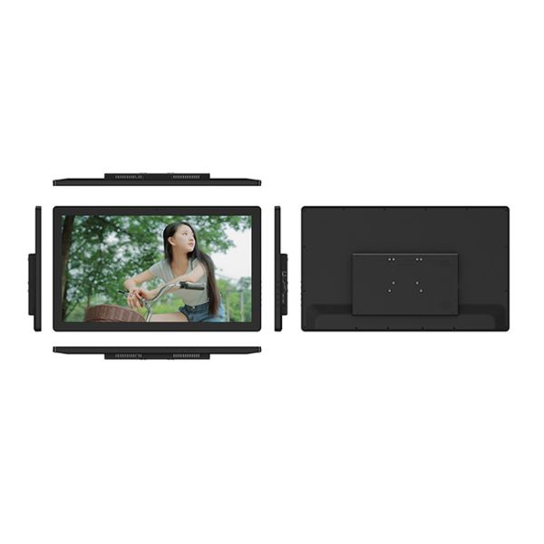 NFT Wifi Electronic Smart Digital Wood Frame Square Lcd Screen Smart Video Picture Display Frame