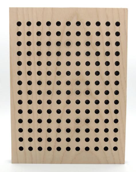 16/16/6mm Studio Room Formica Laminate Timber Perforated Acoustic Panels Wall Board