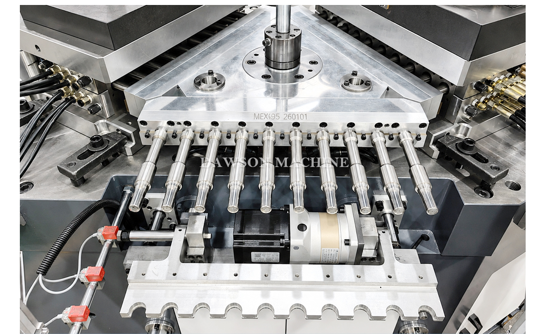 Automatic 25 kW Customizable Injection Blow Molding Machine for Plastic Bottle Production