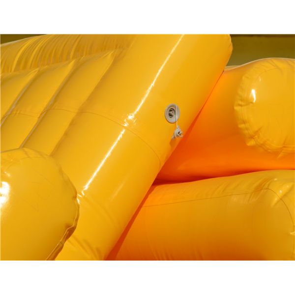 Commercial Yellow Inflatable Base For Water Park Equipment Combination