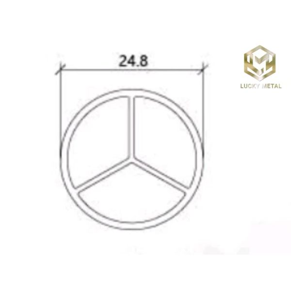 Alu-profile Coloset Rod Round Aluminium Tube Pipe 6063 T5  Aluminum Tubing