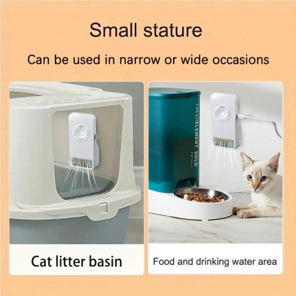 Portable Mini Pet Air Cleaner USB Plug In Air Purifier Multipurpose Refrigerator Deodorizer