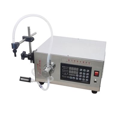 Máquina de enchimento de líquido semiautomática com uma cabeça de enchimento