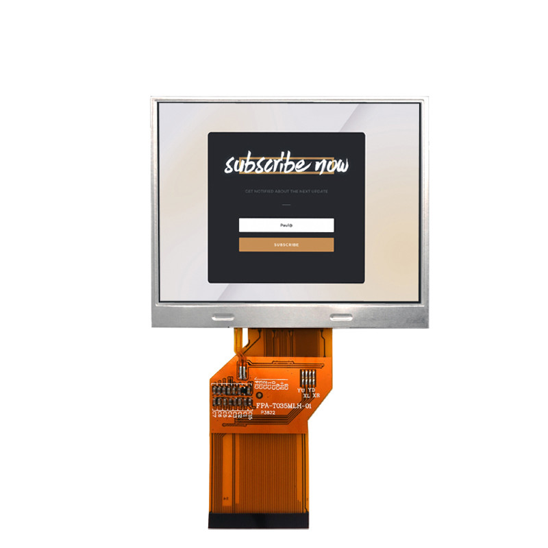 3.5 дюймовый 900cd/M2 LCD TFT дисплей, разрешение 320x240, 54 пин 24 битный RGB интерфейс