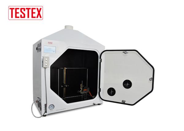 UL94 Vertical / Horizontal Flammability Tester With Toughened Glass Door And Exhaust Fan