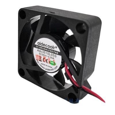 Brushless Stable Printer Cooling Fan , 35x35x10mm Practical 12V DC CPU Fan