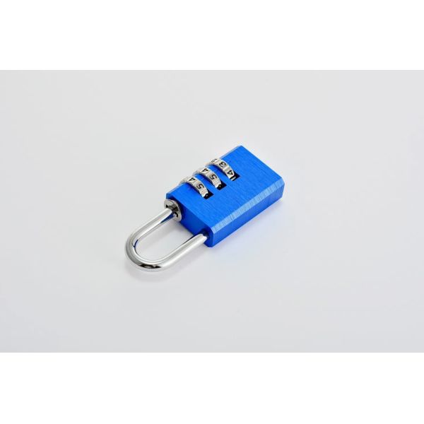 Custom Logo Anti-Theft 3-Digit Password Combination Padlock Gym Use Durable High Safety Solid Aluminum 60mm Model 213 4 Code