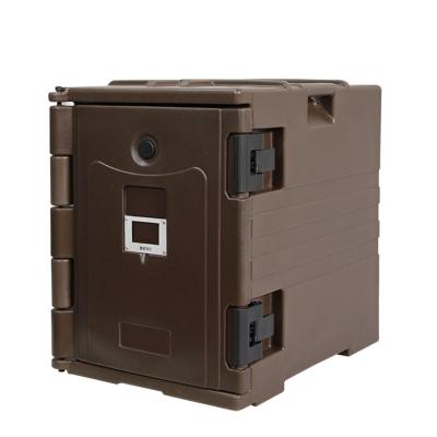 6 Layers Hot Food Pan Carrier 90Ltr  For Dark Coffee
