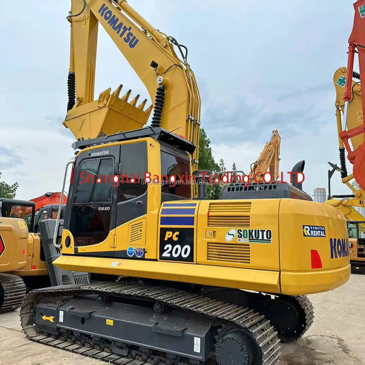 Original Hydraulic Cylinder Komatsu PC200 Mini Excavator in Excellent Condition