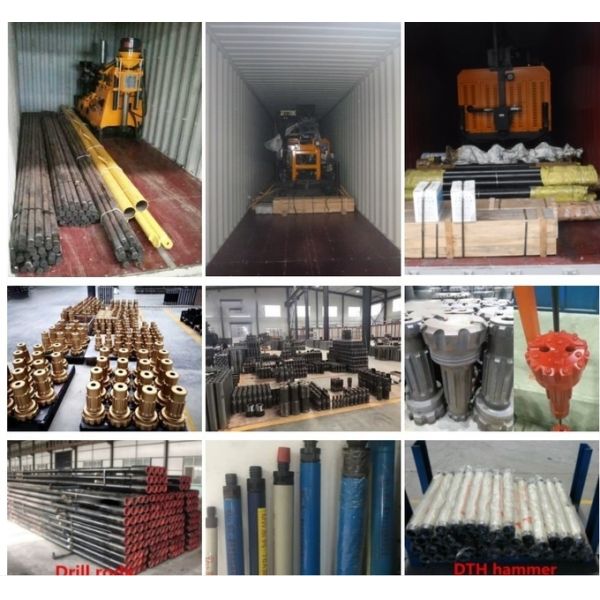 Farmhouse Lightweight Small Water Well Drilling Rigs Fifty Meters Depth