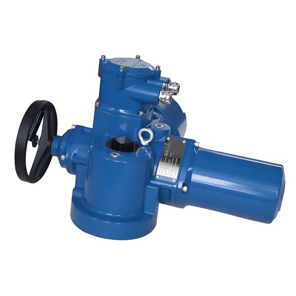 AC 110V/220V/380V DC24V Multi-turn Aluminum Alloy Electric Actuator Manual Wheel Switch Adjustment IP67 Protection 50-3500Nm