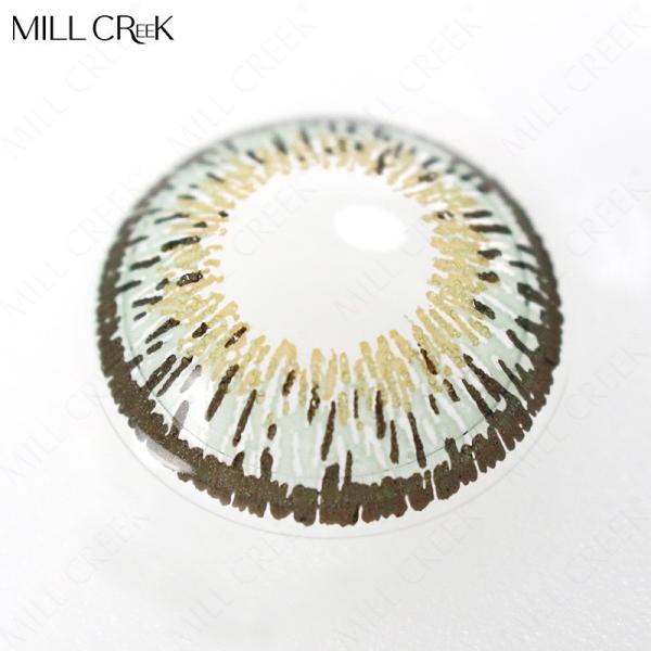 Natural Colored Light Pale Green Contact Lenses Non Prescription 14.2mm 8.5mm