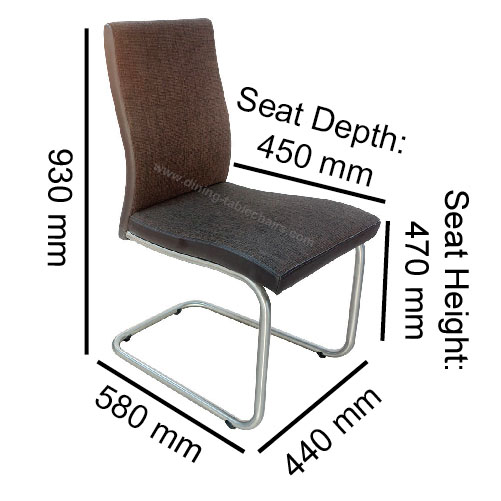 Обитый тканью нержавеющий обедая стул отдыха стула гостиной стула