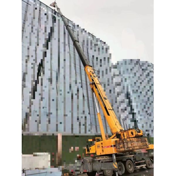 2015 Used Crane Xtc100 Terrian Mobile Crane Construction Machinery Orange Truck Crane