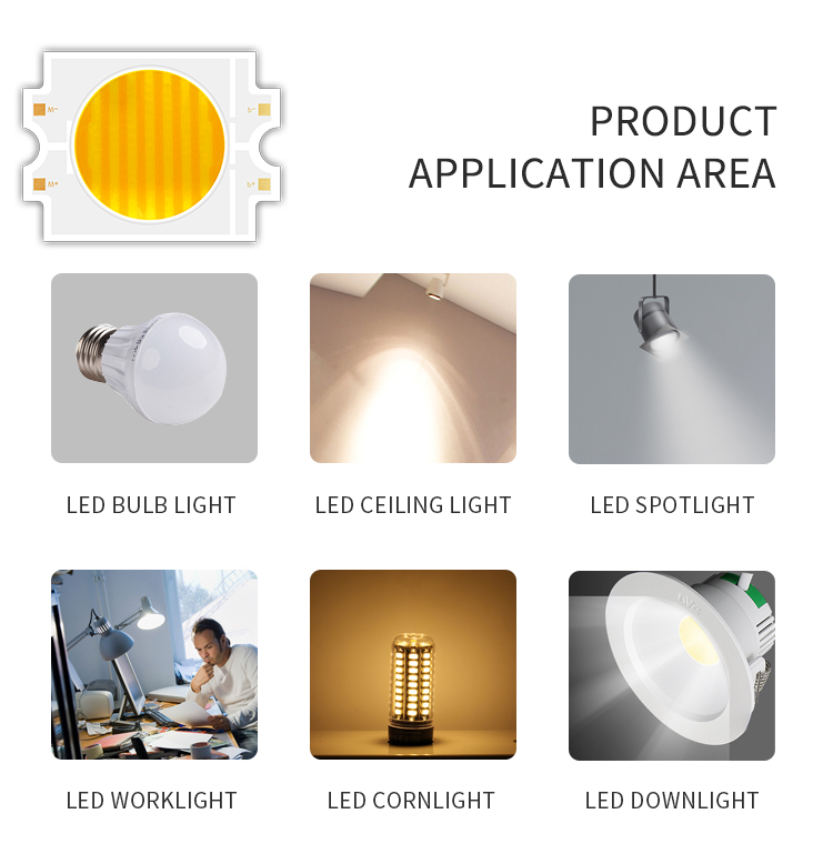 Высокомощный Cob Led Chip 4055 Bi Color Led Cob Chip 200w+200w 2700-6500k 72-75в