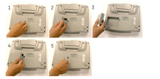 REF 2037082-001 Bateria de iões de lítio 7.2V 4500mAh 33Wh Para máquina de ECG GE MAC800
