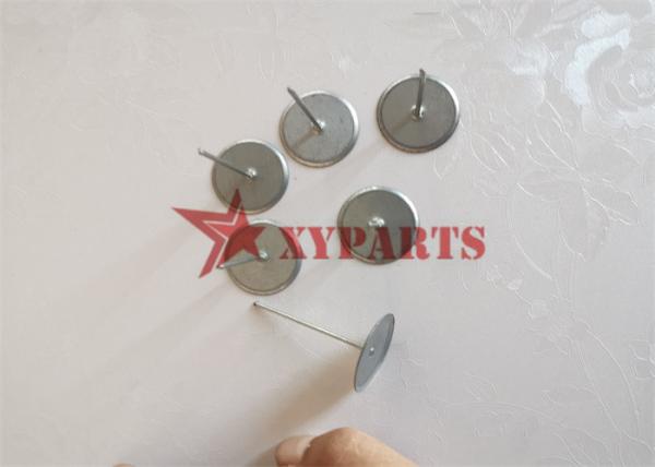 Galvanized Steel 3/4 '' Cup Head Weld Pins For Heat Insulation Rock Wool