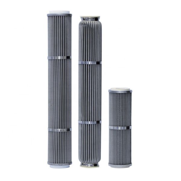Petro Chemical Filtration 1 Micron SS316L Pleated Filter Element
