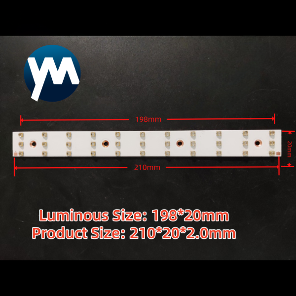 100W Customize Led Sign Car Paint Inspection Uv Light Chips Uv Curing Lamp 405nm UV LED Lamp Module 365nm
