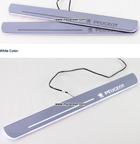 Peugeot 4008 car door Water proof pedal auto lights welcome light led