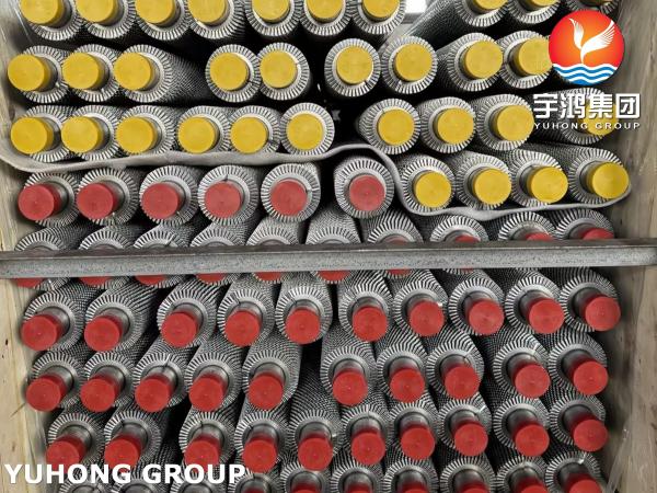 ASME SA192 Carbon Steel Serrated Fin Tube With CS Fin Strip For Economizer And Heat Recovery