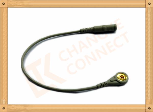 Soft ECG Patient Cable , ECG Lead Wires Banana Plug 4.0 Female Great Ratio