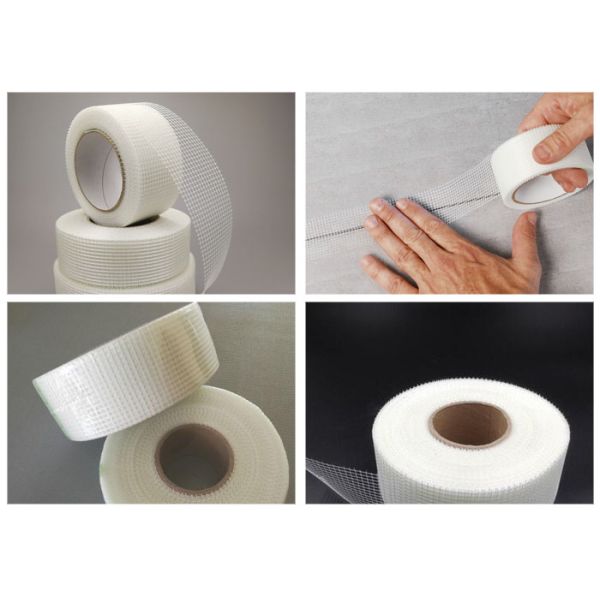 лента гипсокартона собственной личности цвета белизны 45мм * 90м слипчивая, слипчивая лента сетки стеклоткани