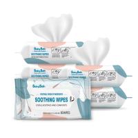 Emballage privé adapté aux besoins du client de conception de chiffons humides de bébé d'illustration