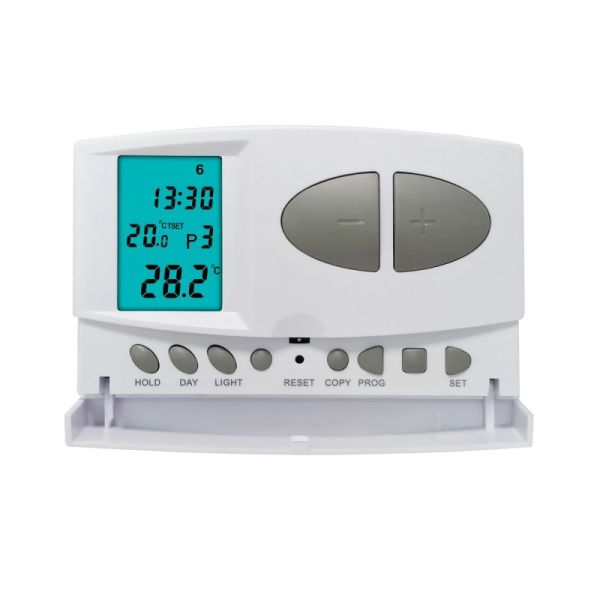 Weekly Programmable Manual Override Mode Digital LCD Display Thermostat