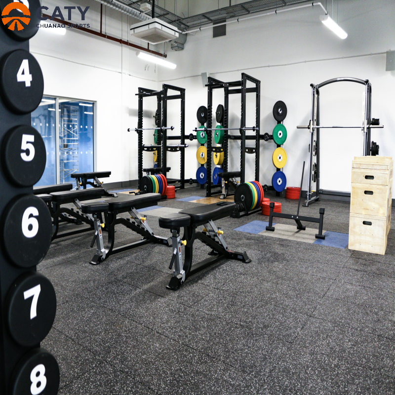 Антибактериальный спортивный резиновый пол EPDM водонепроницаемый прочный для спортзала