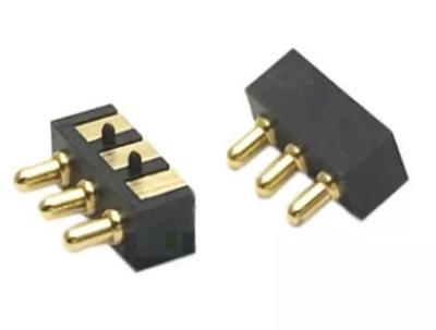 2.54mm Female POGO Pin Connector 3 Pin 2.5mm Pitch SMT Male 1A
