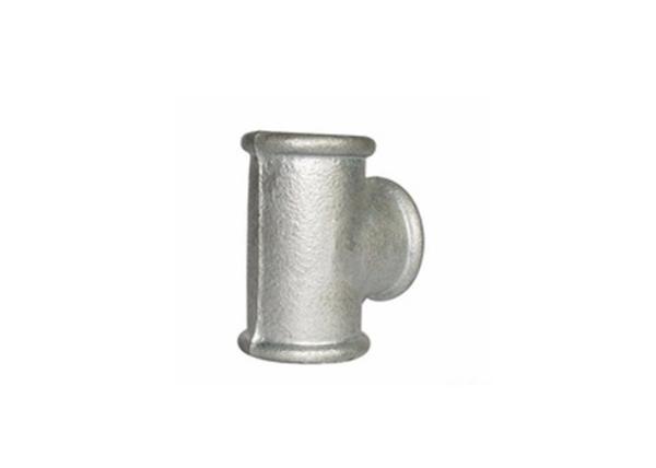 Malleable Iron Pipe Fitting American Standard 150psi Galvanized/Black Reducing Tee
