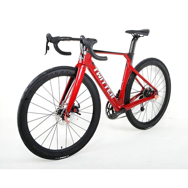R5 Disc Brake Twitter Road Bike Thru Axle 22 Speed With Carbon Wheels
