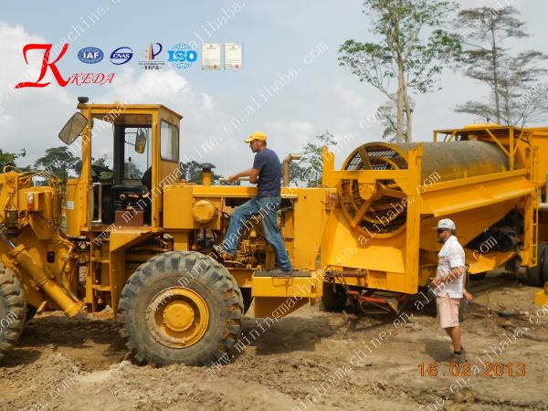 400tph Big Scale Gold Trommel Wash Plant Gold Mining Wash Plant