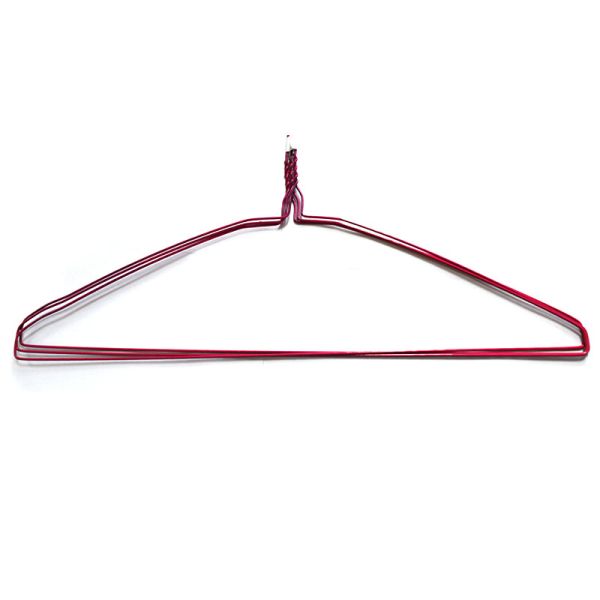 Q195 20.5cm Dry Cleaning Powder Coated Wire Suit Hanger
