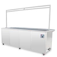 Tanque de enxaguamento e rack de secagem Máquina de limpeza ultra-sônica para cegos 330L Ultra-sônica para cegos
