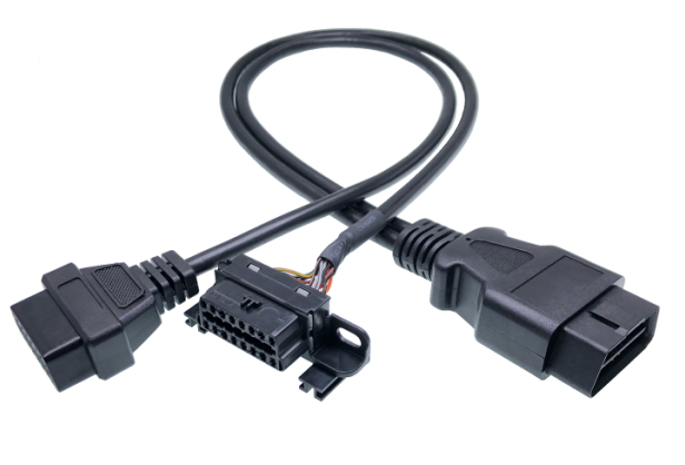 16 Pin OBD2 Y Cable OBD Extension Cable Cord Diagnostic Tool Adapter for Auto Car Vehicle Truck 24V For Opel Year 2000-2008