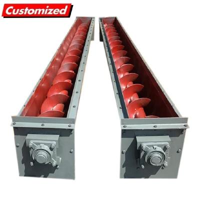 Conveyor de parafusos de serragem de cimento flexível para uso industrial