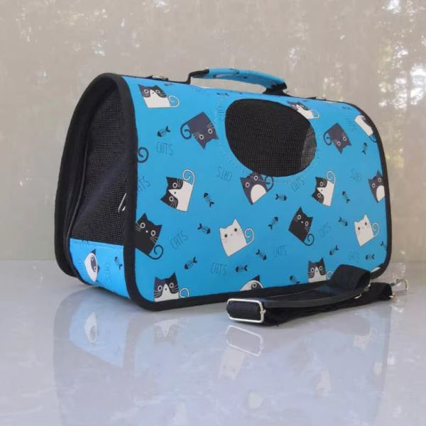 Single Shoulder Pet Carrier Bag Breathable Cat Travel Bags Portable