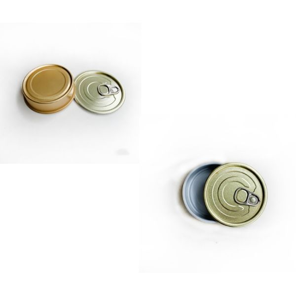 Cylindrical Shallow Mouth 55ml Tea Aluminum Food Cans Blank 2oz