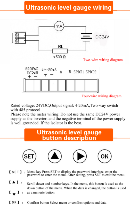 Ultrasonic Liquid Level Gauge