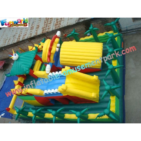 Цветастые напольные гигантские раздувные игры тематического парка/игрушки водоустойчивые